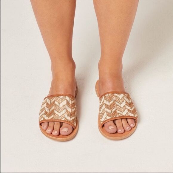 L*Space x Revolve Zumba Sandal Tan Women’s size 35 / 5 NEW - Picture 8 of 8